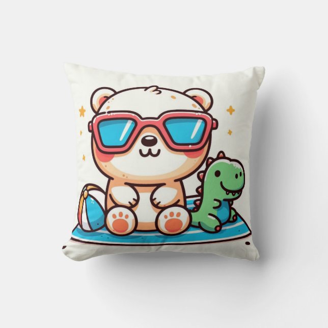 Cojín Decorativo Panda Palooza (Anverso)