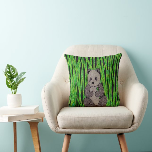 Cojín Decorativo Panda (soltero) - Pillow (Silla)