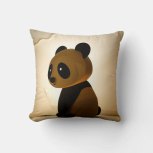 Cojín Decorativo Panda Triste