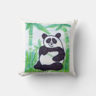 Cojín Decorativo Panda y Bamboo American MoJo Pillow