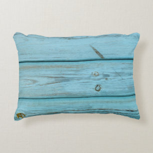 Cojín Decorativo Panel de madera gris y marrón