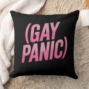 Cojín Decorativo Pánico Gay Protesta Orgullo LGBTQ