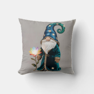 Cojín Decorativo Panorama caprichoso: Gnome del Día de la Madre