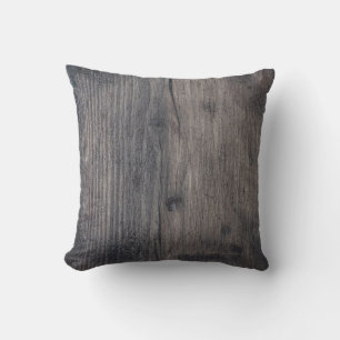Cojín Decorativo Panorama de madera marrón