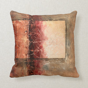 Cojín Decorativo Panorama rojo abstracto