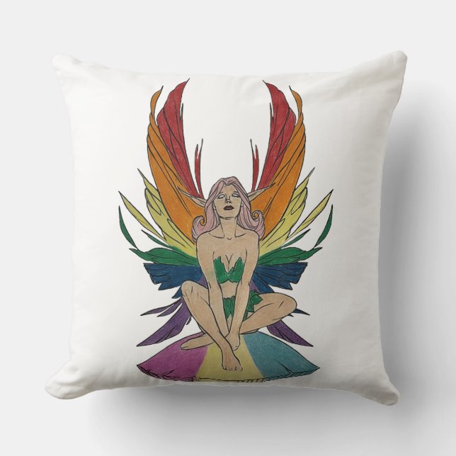 Cojín Decorativo Pansexual Faerie (Anverso)