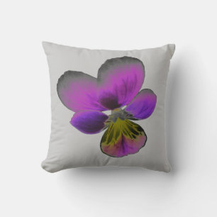 Cojín Decorativo Pansy Wild Dark Púrpura Pillow