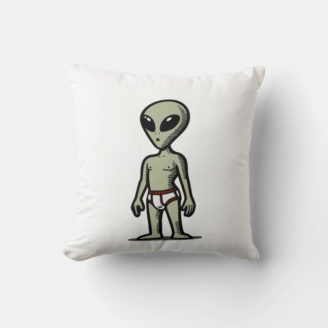 Cojín Decorativo Pantalones alienígenas (Anverso)
