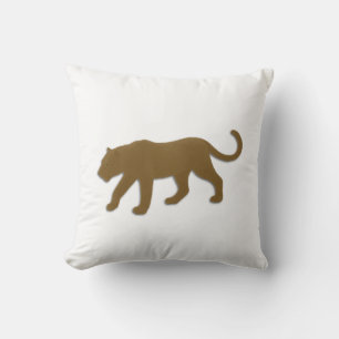 Cojín Decorativo Pantera de Florida marrón