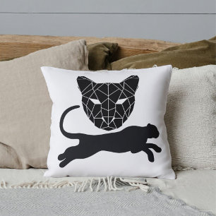 Cojín Decorativo Pantera Negra Salvaje Lindo Animal Personalizado d