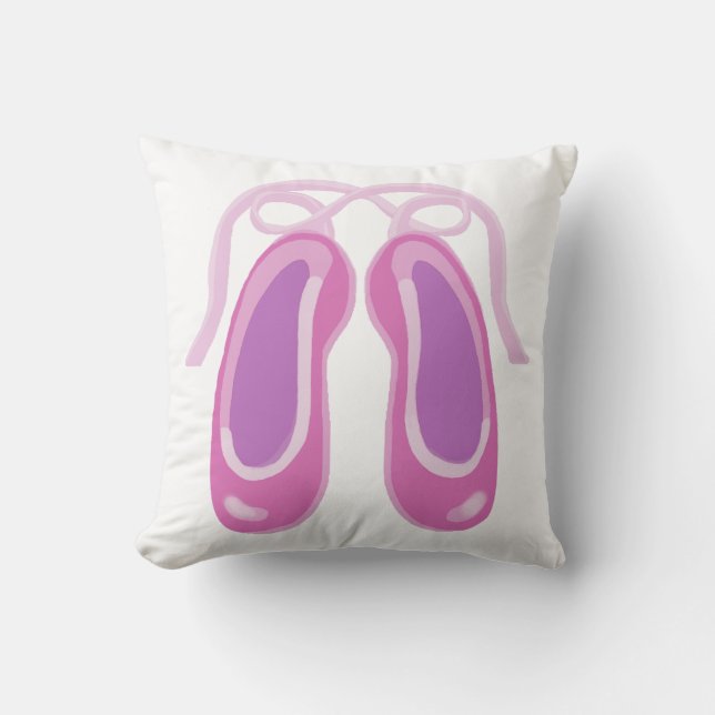 Cojín Decorativo Pantuflas rosadas (Anverso)