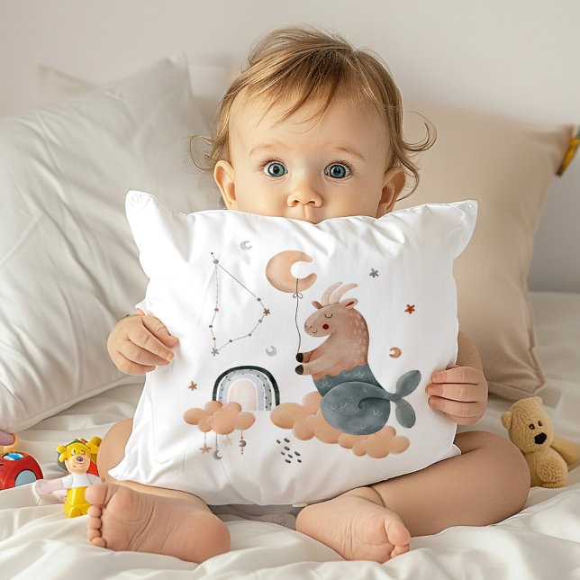 Cojín Decorativo Pañuelo de guardería Zodiac Capricorn Baby (Subido por el creador)