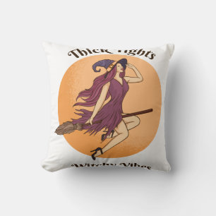 Cojín Decorativo Panzas gruesas Brujas Vibes Fantasma Halloween Gro