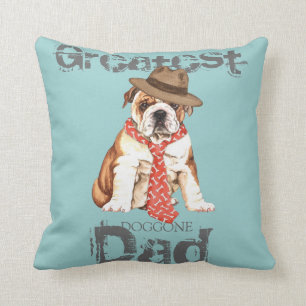 Cojín Decorativo Papá Bulldog