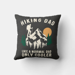 Cojín Decorativo Papá de excursiones personalizado como un papá nor