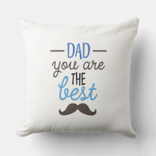 Cojín Decorativo Papá, eres el mejor regalo del Día del Padre.