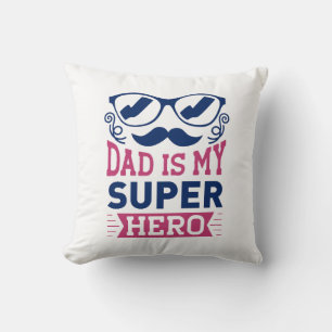 Cojín Decorativo Papá es mi superhéroe