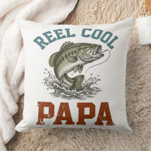 Cojín Decorativo Papa Genial de Pesca Día del Padre