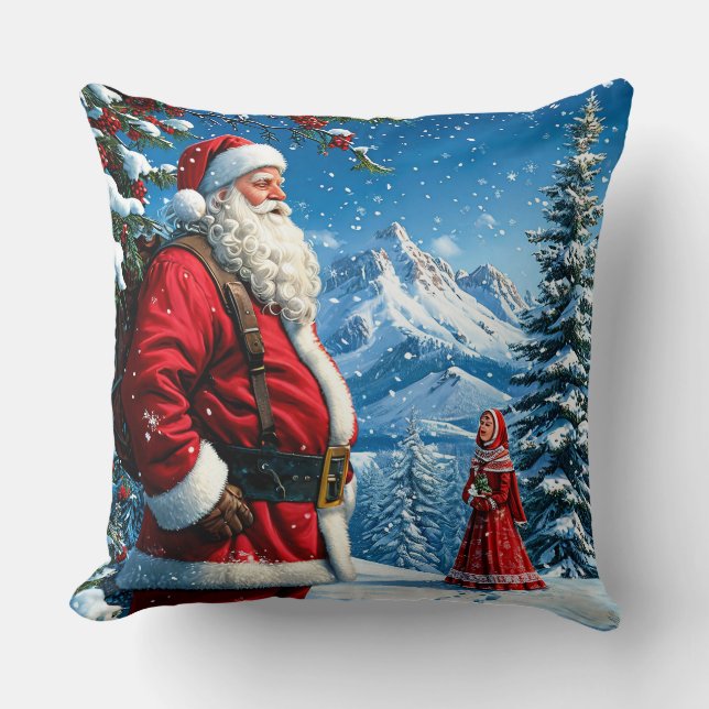 Cojín Decorativo Papá Noel (Anverso)