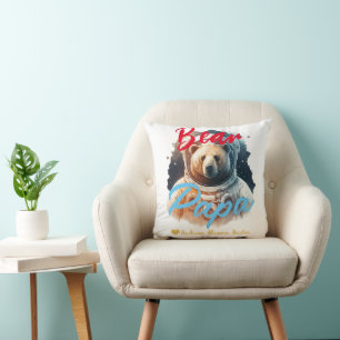 Cojín Decorativo Papa personalizado lleva nombres de moda simples a