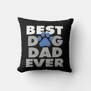 Cojín Decorativo Papá Regalos   Mejor Papa Perro