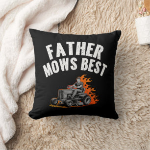 Cojín Decorativo Papá se vuelve el mejor tonto padre en la siembra