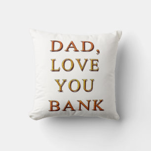 COJÍN DECORATIVO PAPÁ, TE AMO BANCO 2