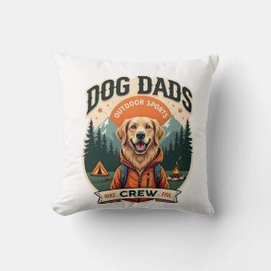 Cojín Decorativo Papás Perros Vintage Tripulación De Deportes Al Ai