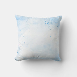 Cojín Decorativo Papel acuático azul de fondo