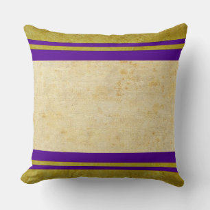 Cojín Decorativo Papel antiguo y tiras violeta oscura + tus ideas