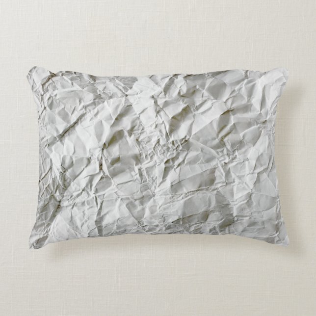 Cojín Decorativo Papel arrugado divertido (Anverso)