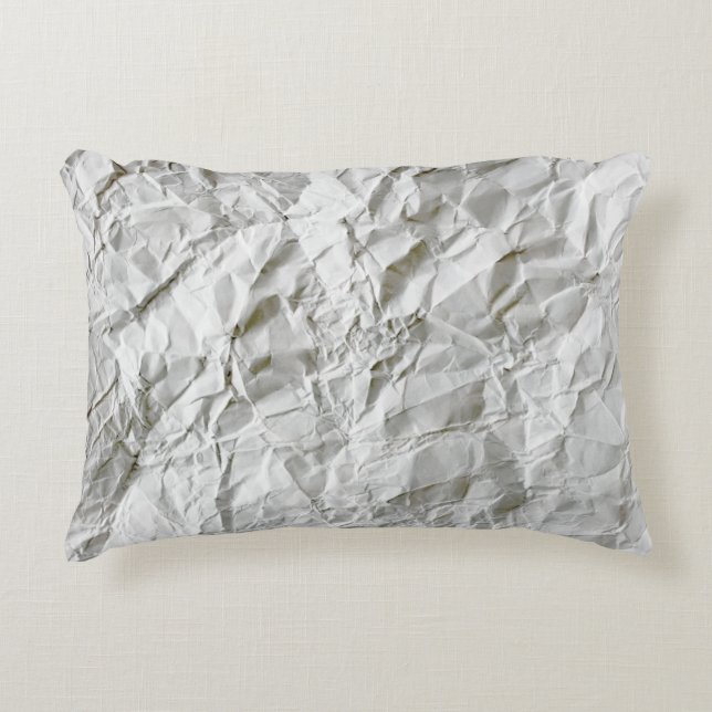 Cojín Decorativo Papel arrugado divertido (Anverso)