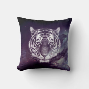 Cojín Decorativo Papel de fondo de escritorio Galaxy Tiger Face