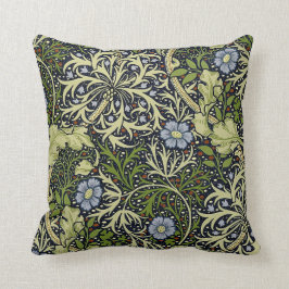 Cojín Decorativo Papel de fondo del Vintage William Morris de algas