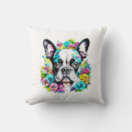 Cojín Decorativo Papel de mamá de Boston Terrier