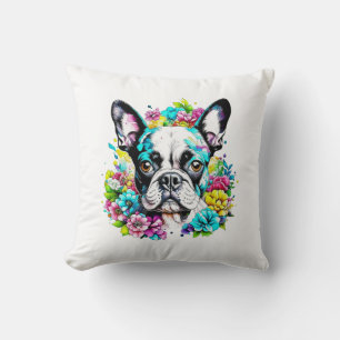Cojín Decorativo Papel de mamá de Boston Terrier