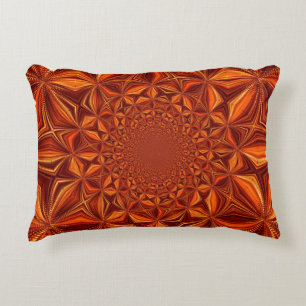 Cojín Decorativo Papel digital Naranja Kaleidoscope-28503-