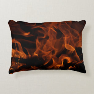Cojín Decorativo Papel rojo de fuego