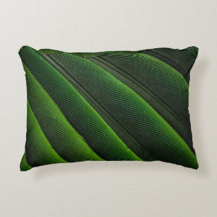 Cojín Decorativo Papel verde 3D
