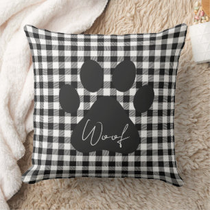 Cojín Decorativo Papelera de impresión WOOF Decoración de Mascota b