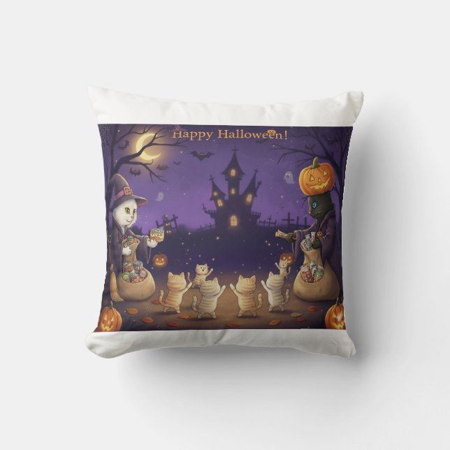 Cojín Decorativo Paper&Pukku Happy Halloween! (Anverso)