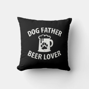 Cojín Decorativo Papi Gift Dog Padre Beer Lover