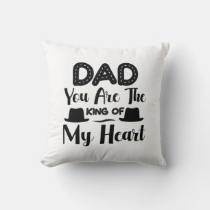 Cojín Decorativo Papi Regalo Eres El Rey De Mi Corazón
