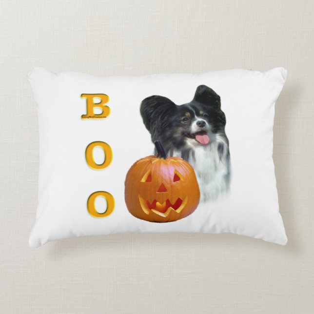 Cojín Decorativo Papillon Halloween BOO (Anverso)