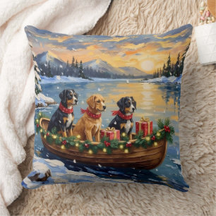 Cojín Decorativo Papillon Navidad Barco Fiesta