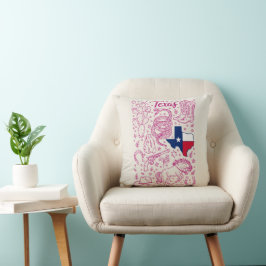 Cojín Decorativo Paquete de vaquero texano con ambiente western