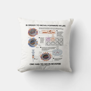 Cojín Decorativo Para Avanzar En La Vida, Vaya Humor Inverso