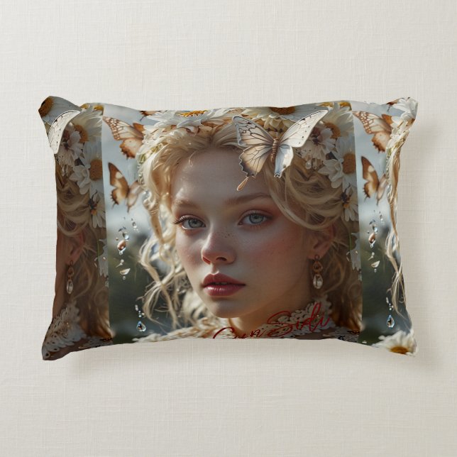 Cojín Decorativo Para definir la naturaleza, ¡sé uno con ella! (Anverso)