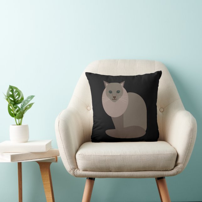 Cojín Decorativo Para los amantes del gato (Silla)
