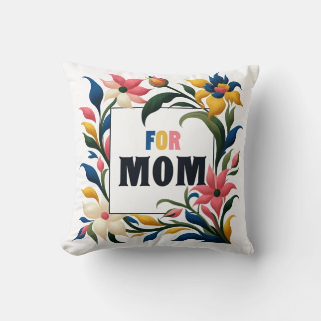 Cojín decorativo para mamá (Anverso)